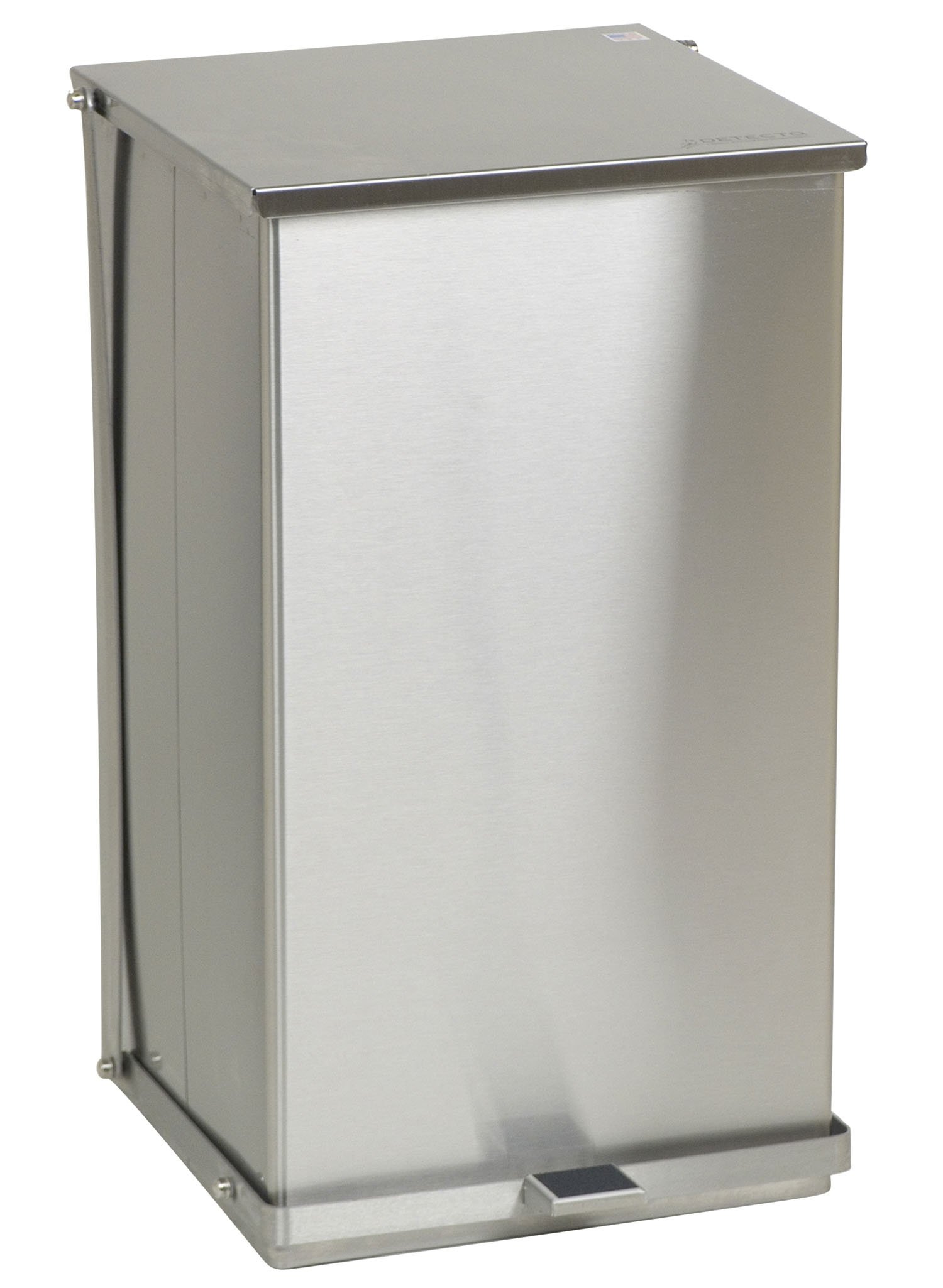 Stainless Steel Step-On Can - 100 Qt