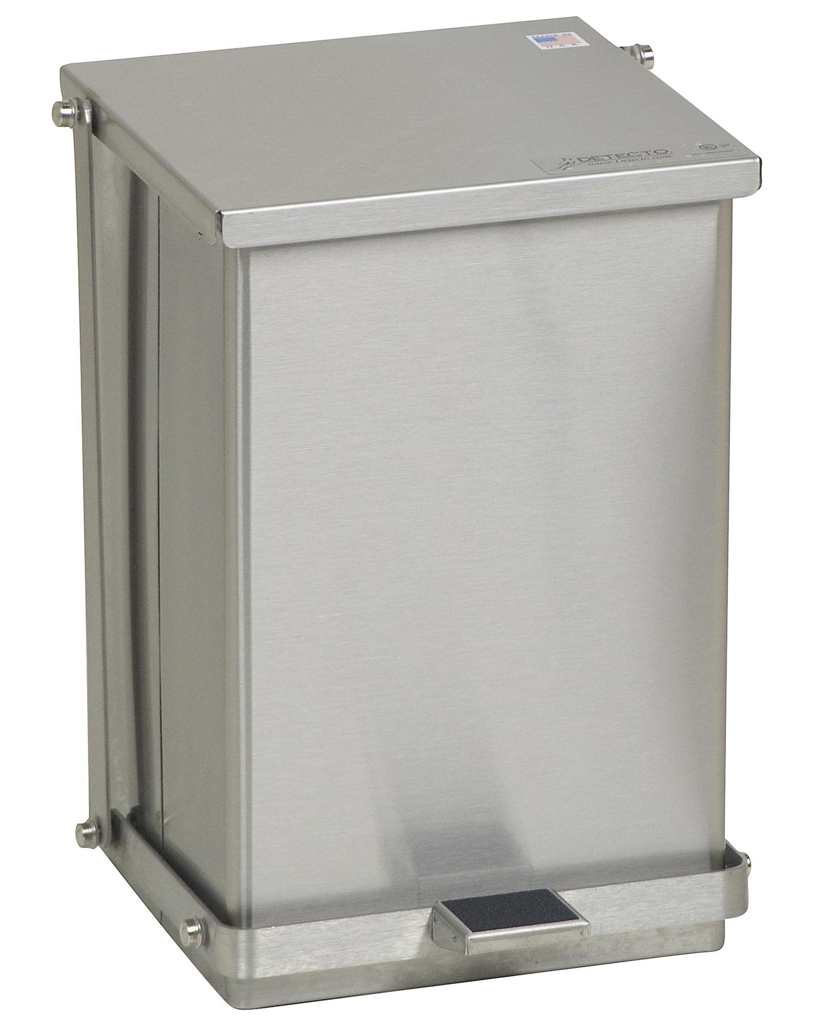 Stainless Steel Step-On Can - 24 Qt