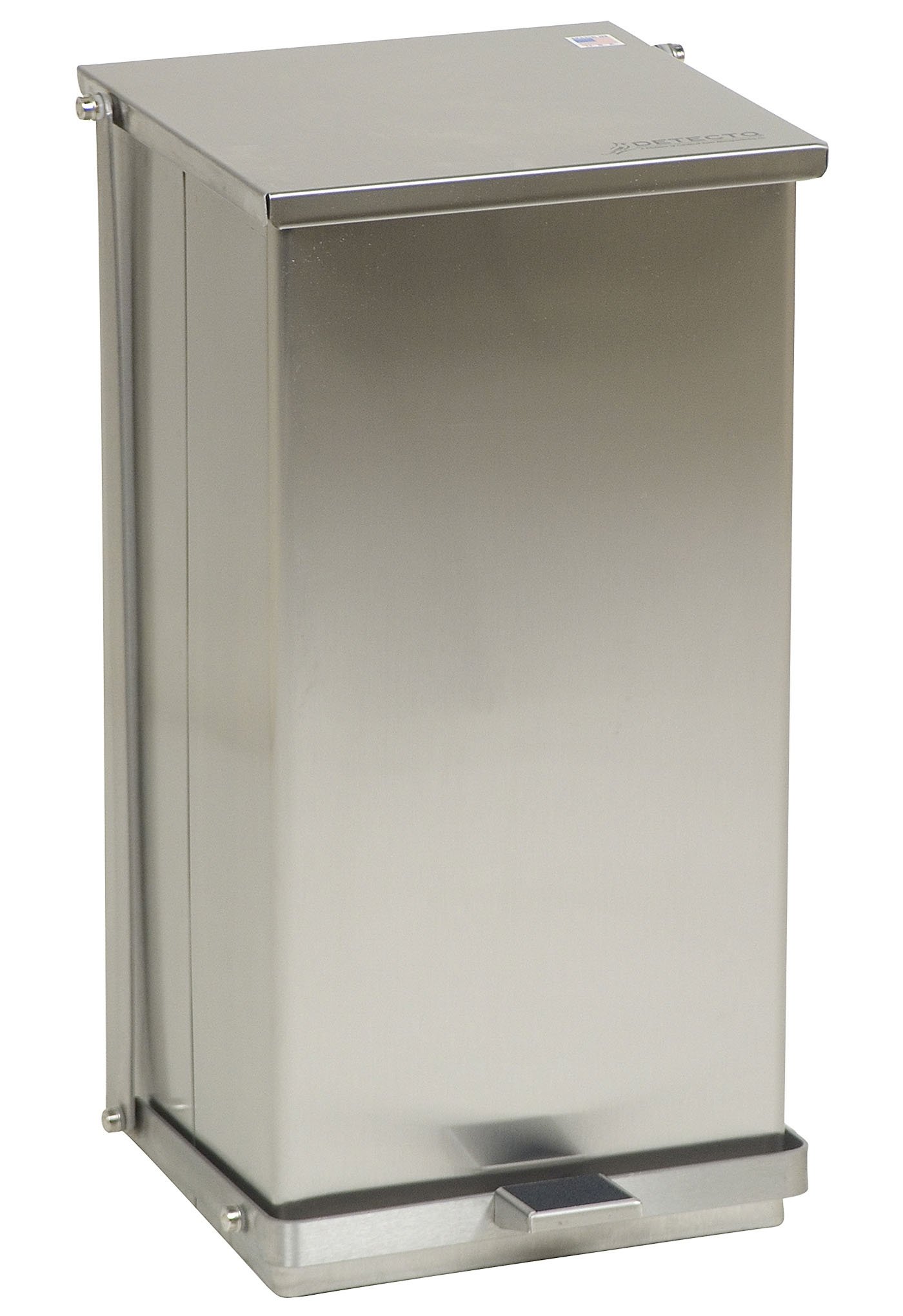 Stainless Steel Step-On Can - 48 Qt