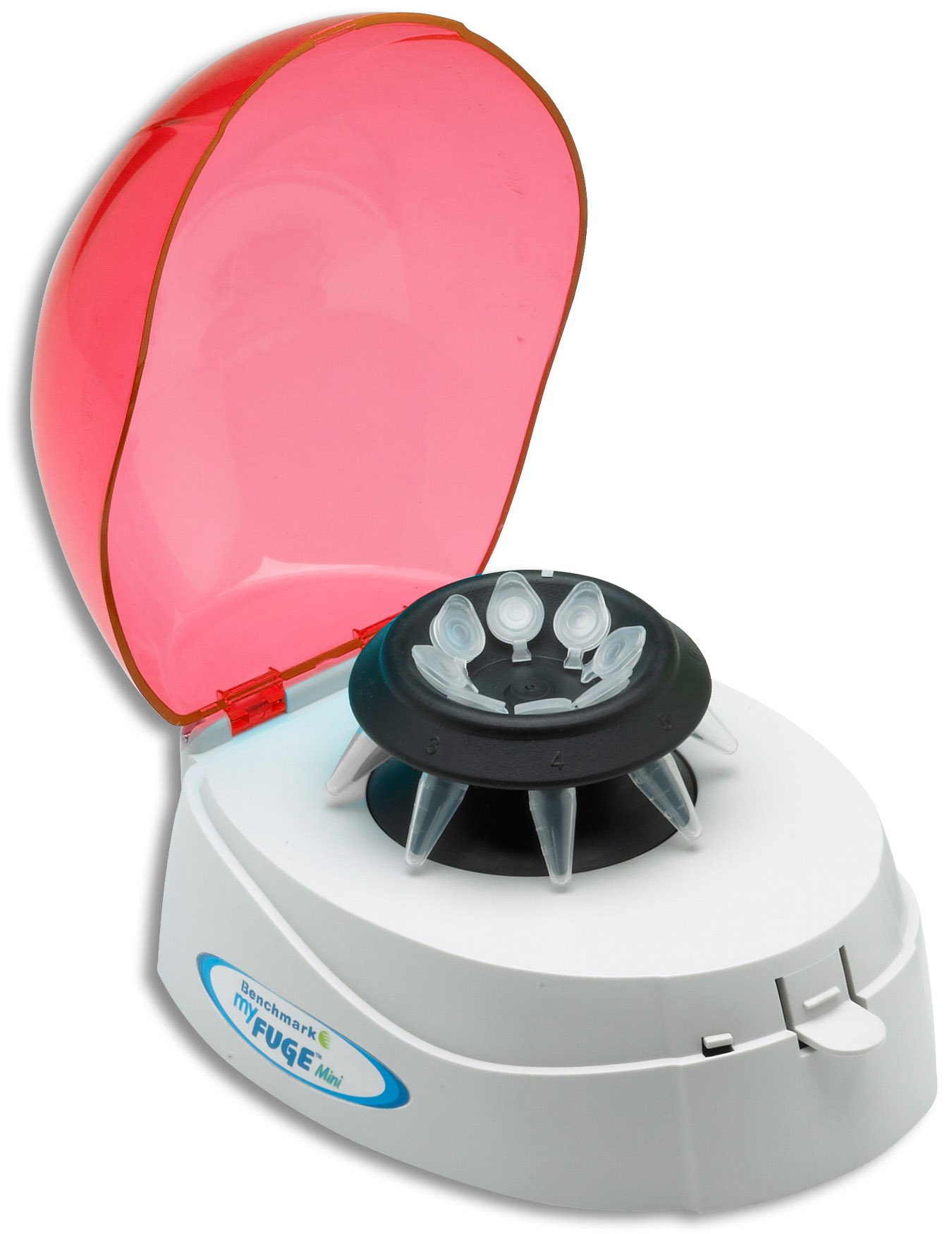 MyFuge Mini MicroCentrifuge With Two Rotors For 1.5ml-2.0ml Tubes & 0.2ml PCR Tubes - Red Lid