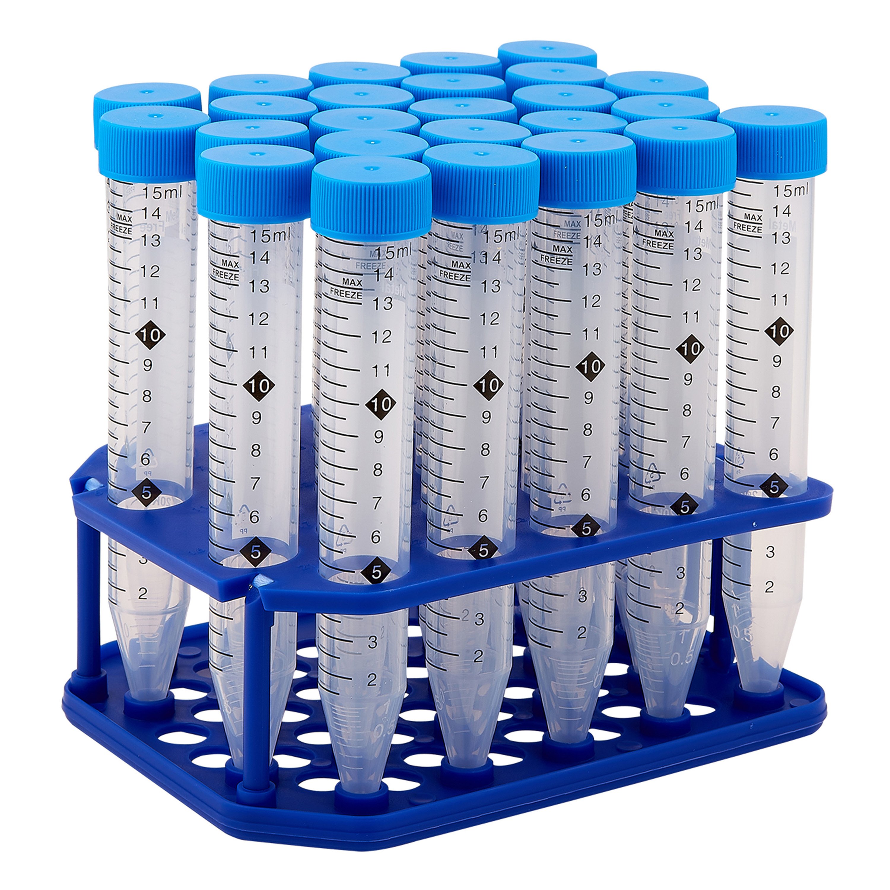 ProSeries™ Centrifuge Tube with Flat Screw Cap - 15 mL (20 Eco-Plastic Racks of 25)