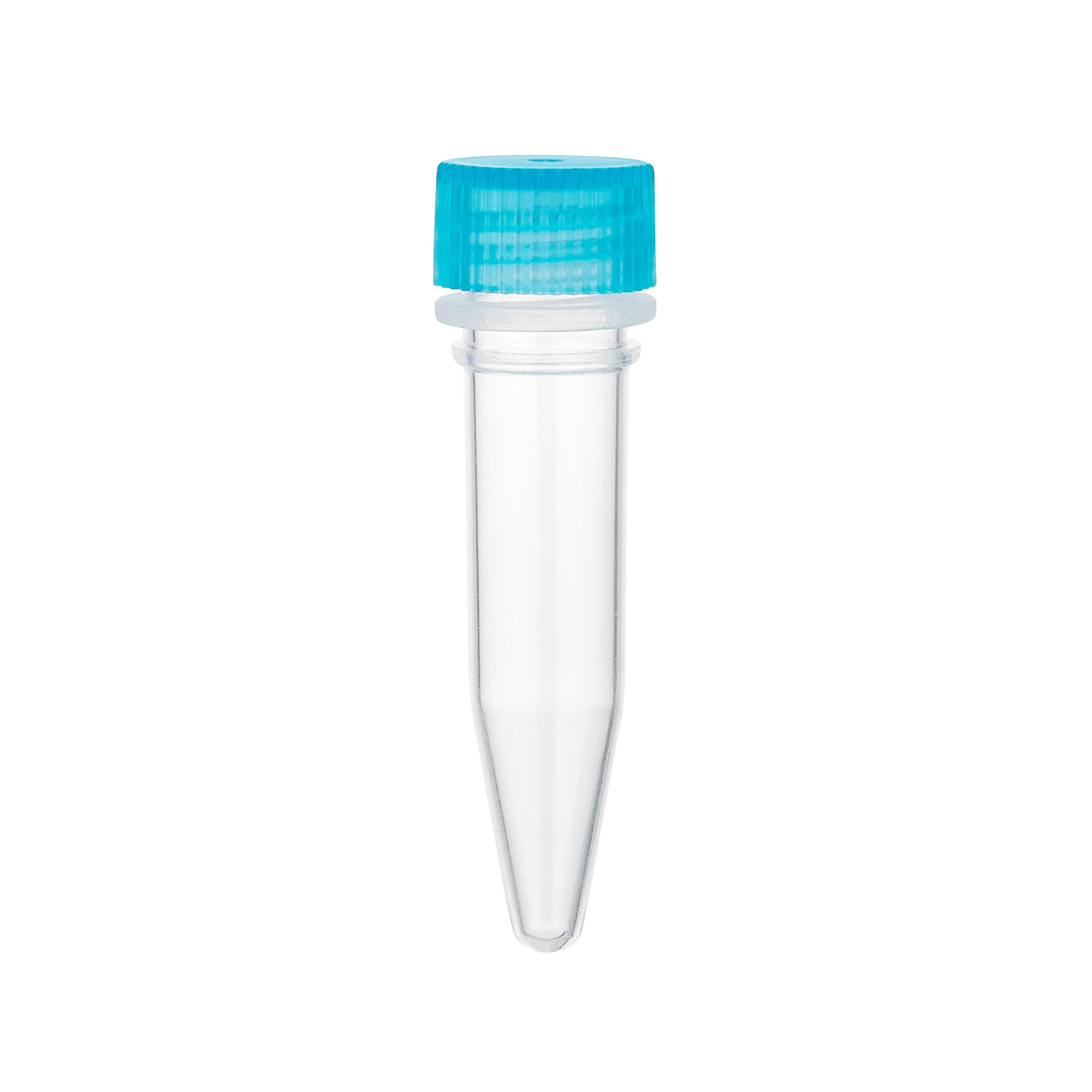 ClearSeal 0.5mL Sterile Screw Cap Microcentrifuge Tube with O-Ring, Attached Cap, Conical Bottom