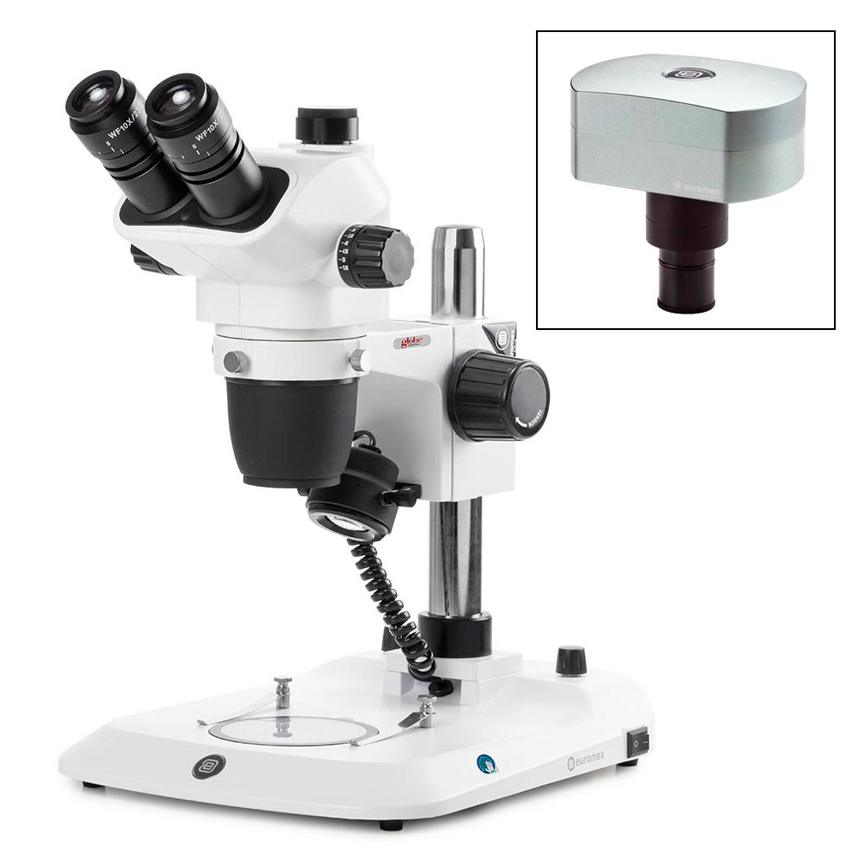 NexiusZoom EVO Trinocular Stereo Microscope ENZ-1703-P-DC18
