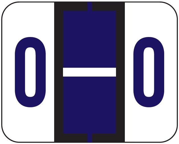File Doctor Match FDAV Series Alpha Roll Labels - Letter O - Purple