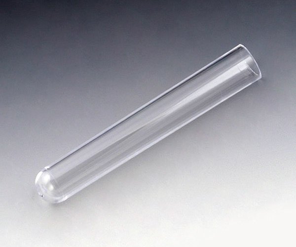 12mm x 75mm (5mL) Polystyrene Test Tubes - Round Bottom - Case of 2000 (250/Bag, 8 Bags/Case)