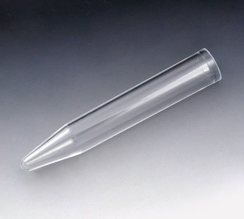 12mm x 75mm (5mL) Polystyrene Test Tubes - Conical Bottom - Case of 2000 (250/Bag, 8 Bags/Case)