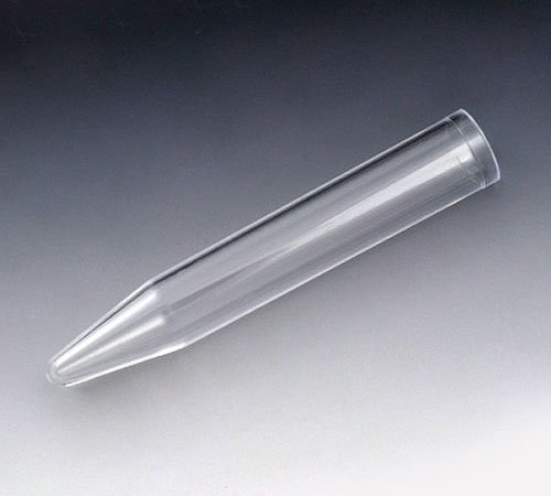 12mm x 75mm (5mL) Polystyrene Test Tubes - Conical Bottom - Case of 2000 (250/Bag, 8 Bags/Case)