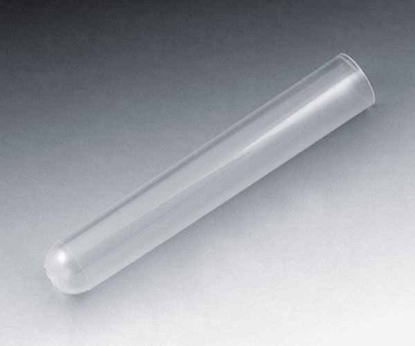 12mm x 75mm (5mL) Polypropylene Test Tubes - Round Bottom - Case of 2000 (250/Oriented Box, 8 Boxes/Case)