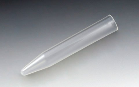 12mm x 75mm (5mL) Polypropylene Test Tubes - Conical Bottom - Case of 2000 (250/Bag, 8 Bags/Case)