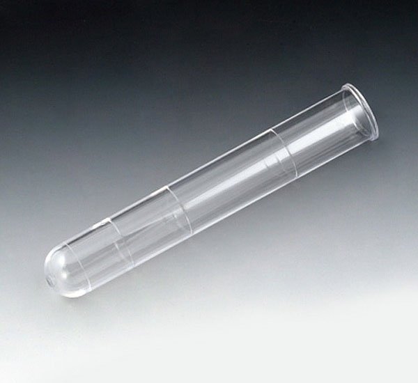 16mm x 100mm (12mL) Test Tubes - Polystyrene - With Rim - Graduated
