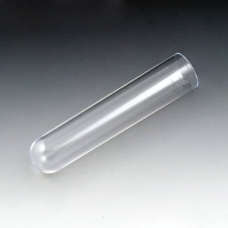 16mm x 75mm (8mL) Test Tubes without Rim - Non-Graduated - Polystyrene - Case of 1000