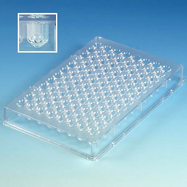 96-Well Microtest Plates - Polystyrene - V-Bottom - Non-Sterile