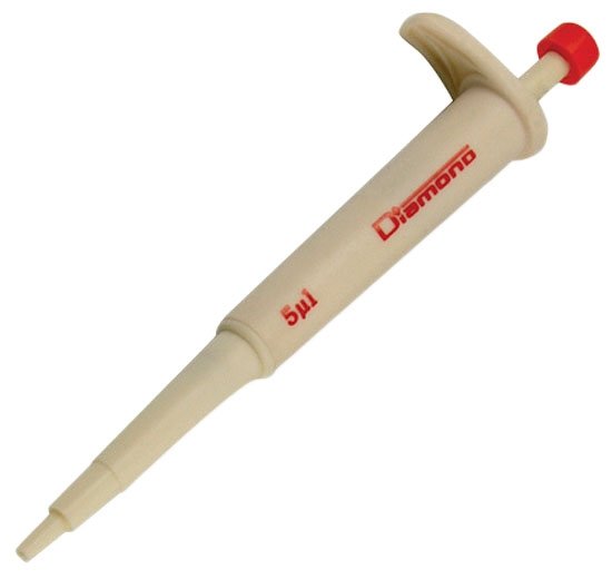 Diamond Jr. Pipettor - Single Channel Fixed Volume 5uL - Red - Pack of 1