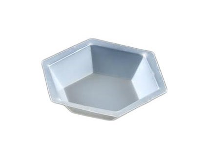 Plastic Hexagonal Antistatic Weighing Dishes - Polystyrene - Small - 20mL