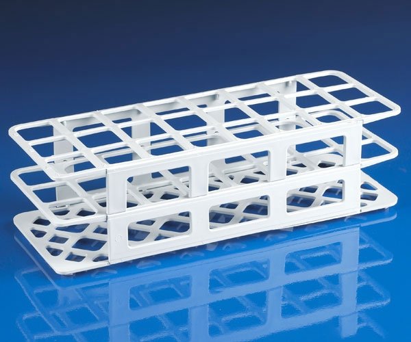 24-Place Snap-N-Racks Tube Rack for 30mm Tubes - Polypropylene - White