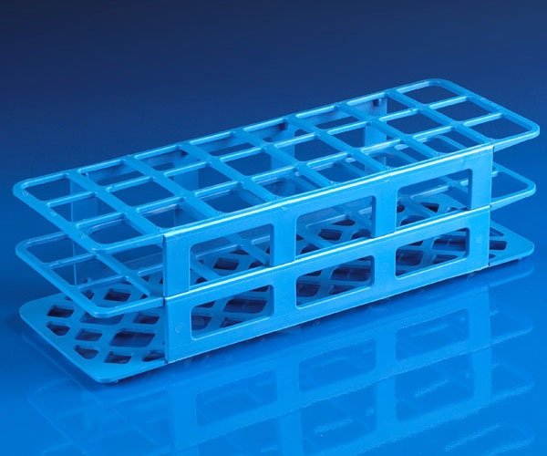 24-Place Snap-N-Racks Tube Rack for 30mm Tubes - Polypropylene - Blue