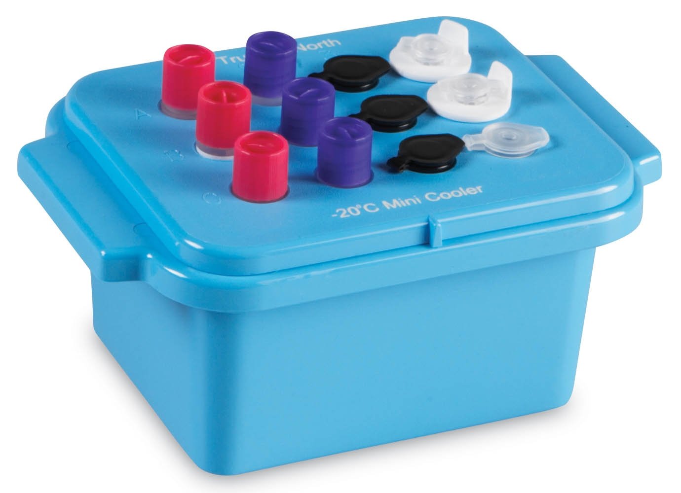 True North Blue Mini Cooler -20 Degrees C - Clear Lid - 12 x 0.5-2.0 mL