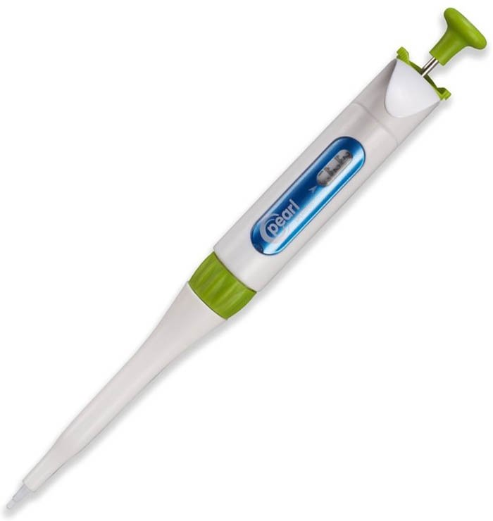 Pearl Adjustable Micro Pipette 0.1-2ul - Single Channel - Green