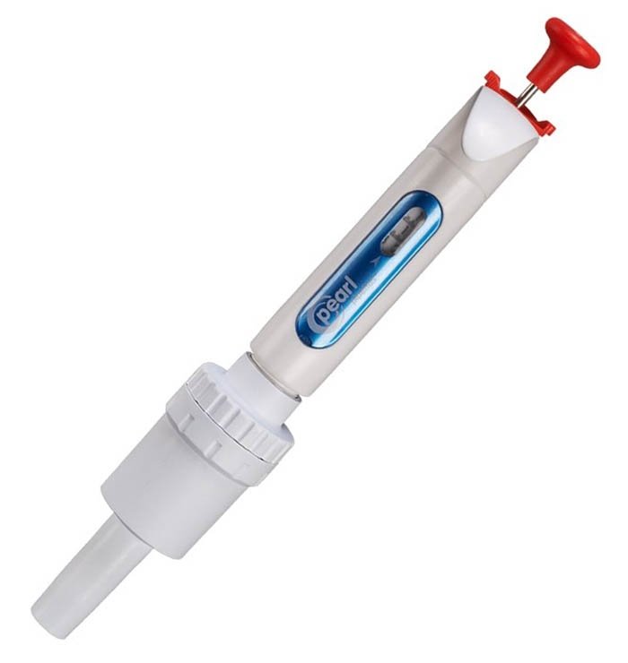Pearl Adjustable Micro Pipette 1000-10000ul - Single Channel - Red