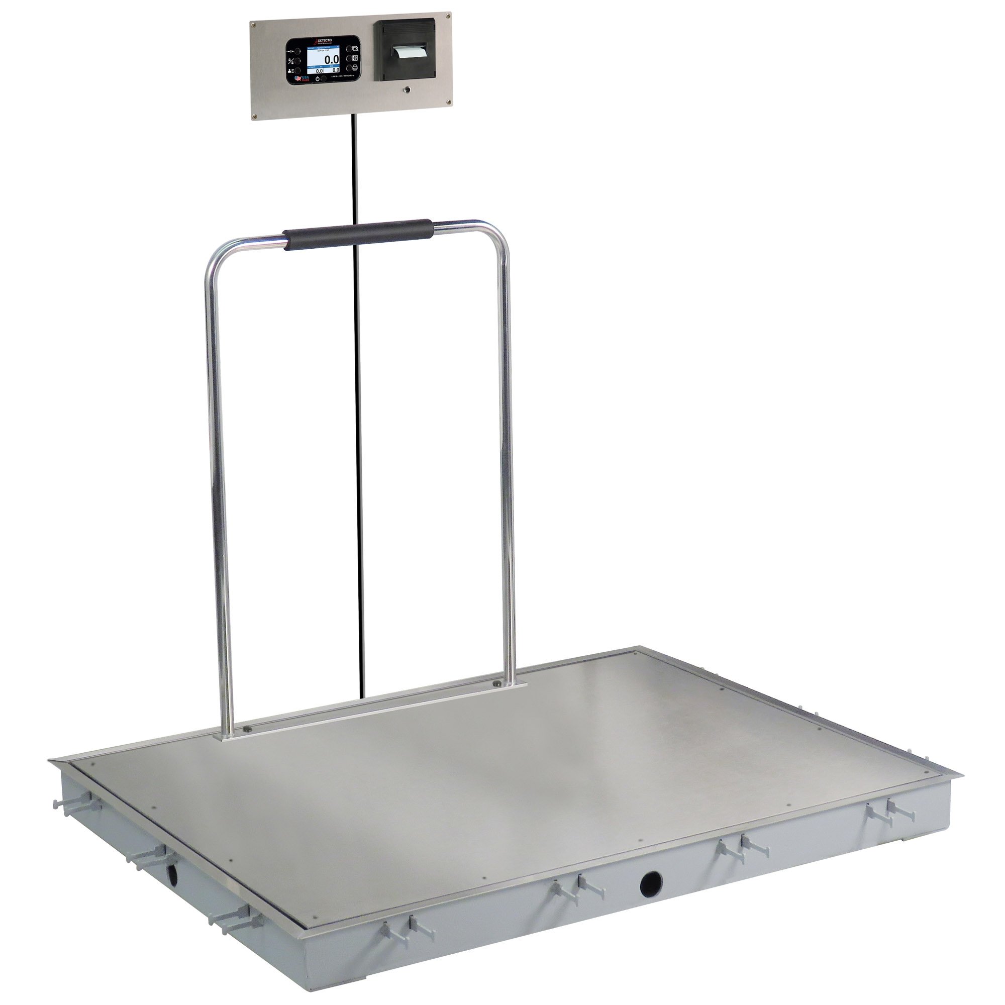 Solace In-Floor Dialysis Scale with Hand Rail - 48