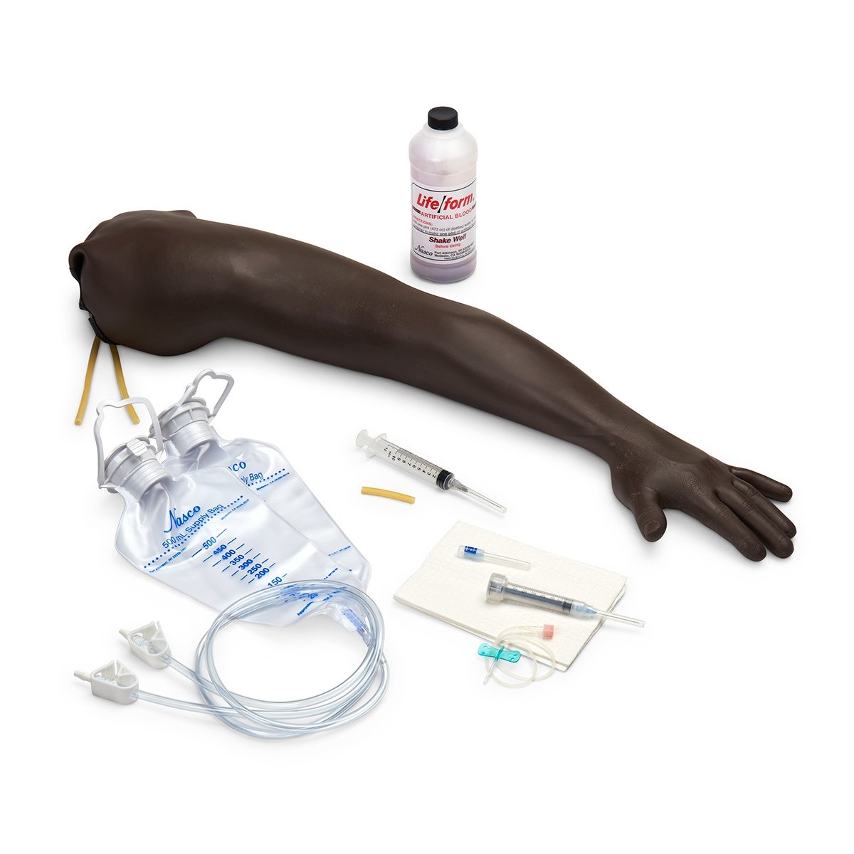 Life/form Adult Venipuncture and Injection Training Arm - Dark