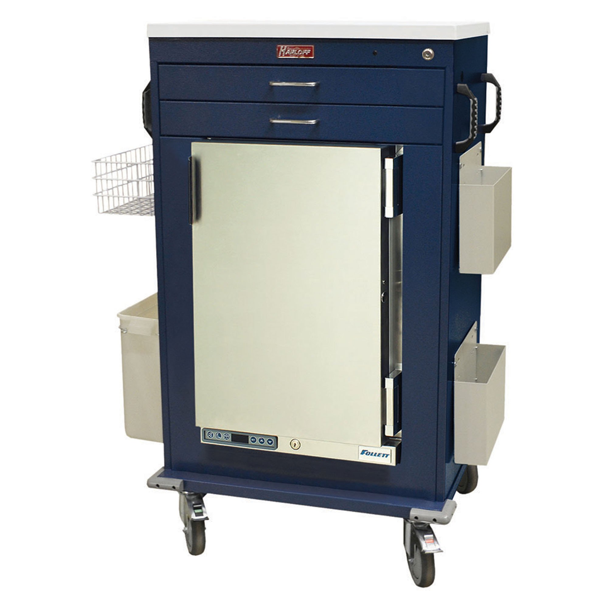 Harloff MH5200K 2-Drawer Malignant Hyperthermia Cart 1.8 cu ft