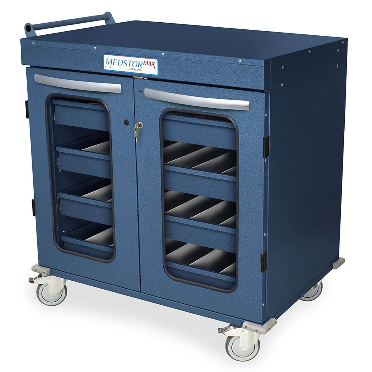 Harloff MS-IOL840 IntraOcular Lens Storage Cart Key Lock 840 Capacity