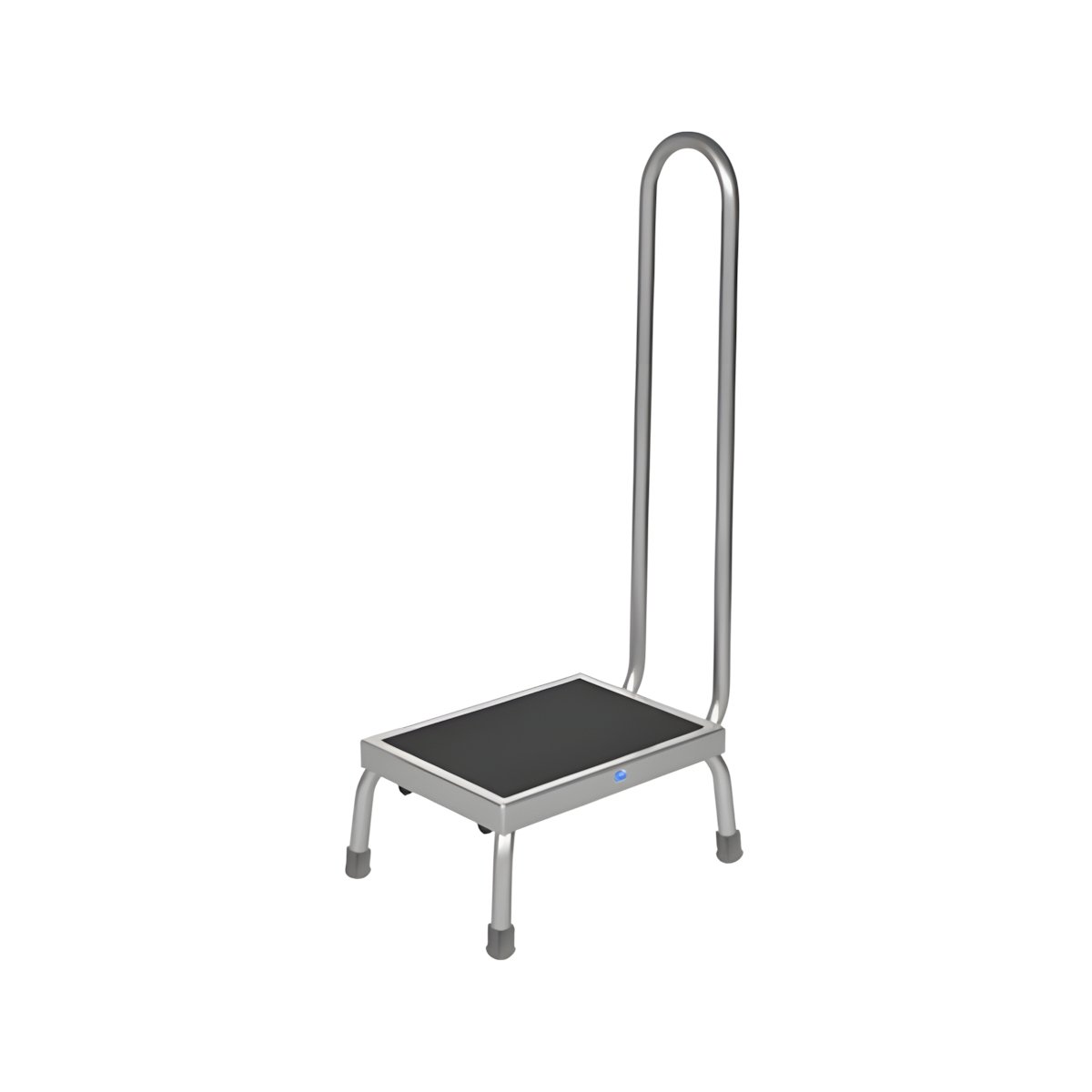 Pedigo Chrome Step Stool With Handrail - 12