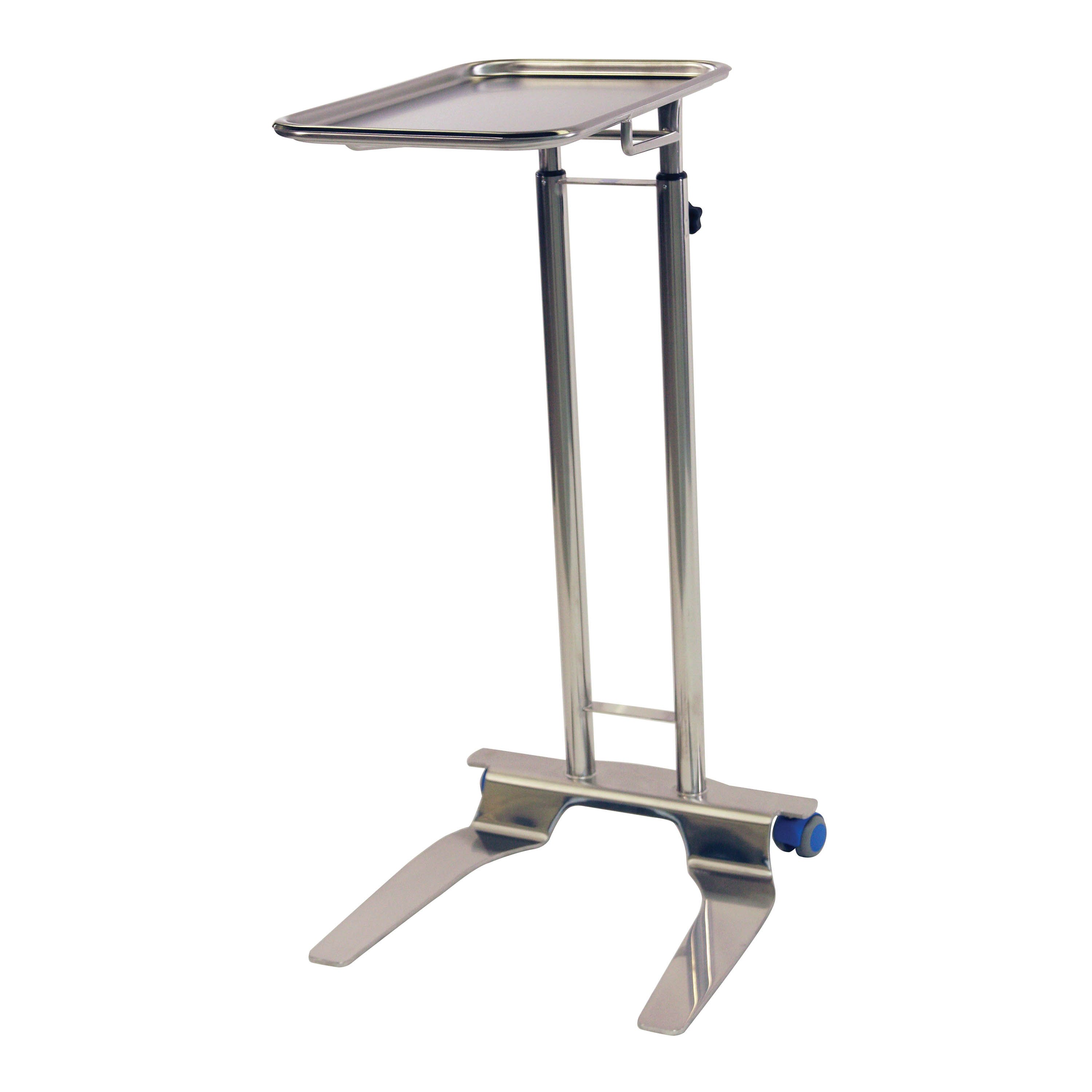 Pedigo Stainless Steel Hand Operated Mayo Stand with 12 5/8