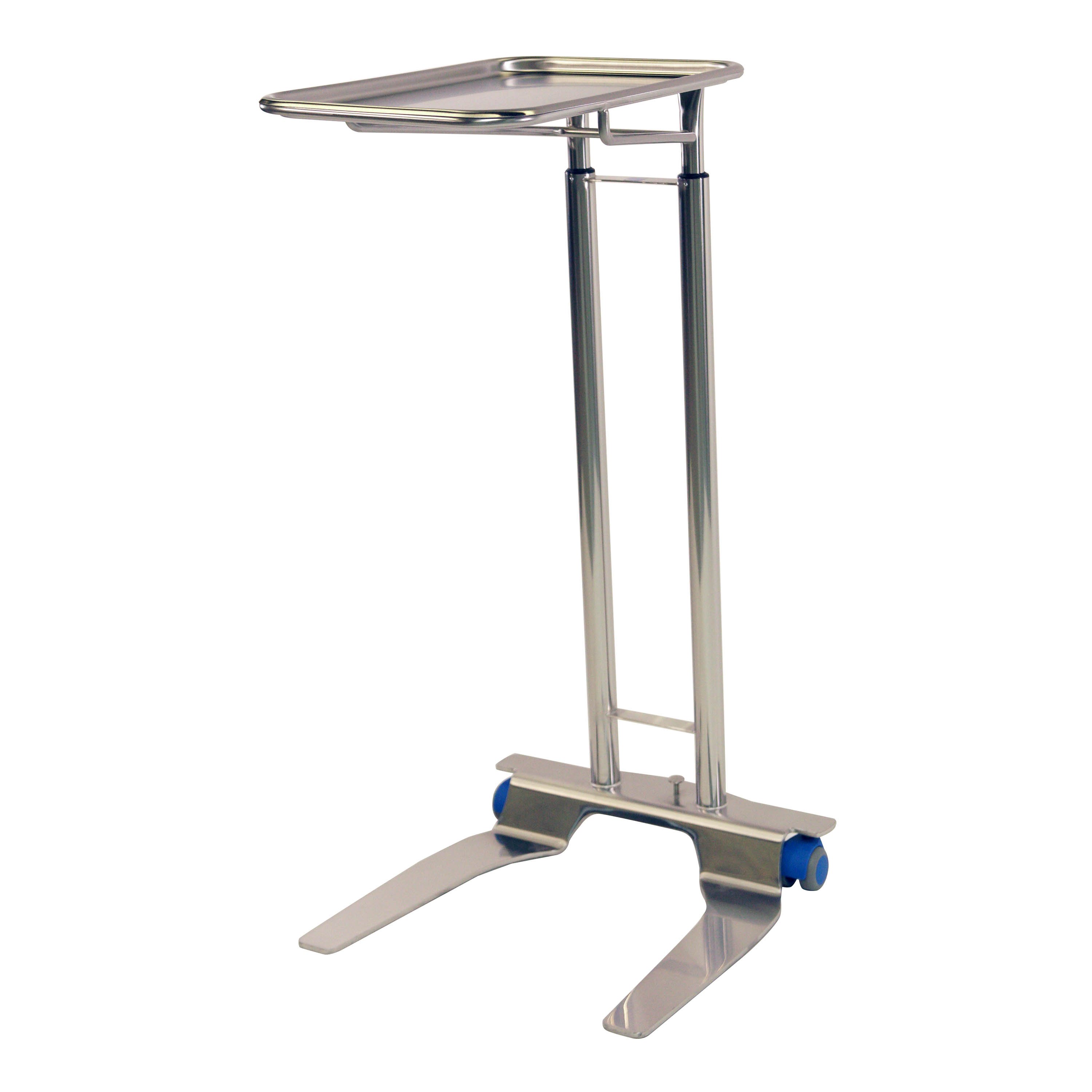Pedigo Stainless Steel Foot Operated Mayo Stand with 12 5/8