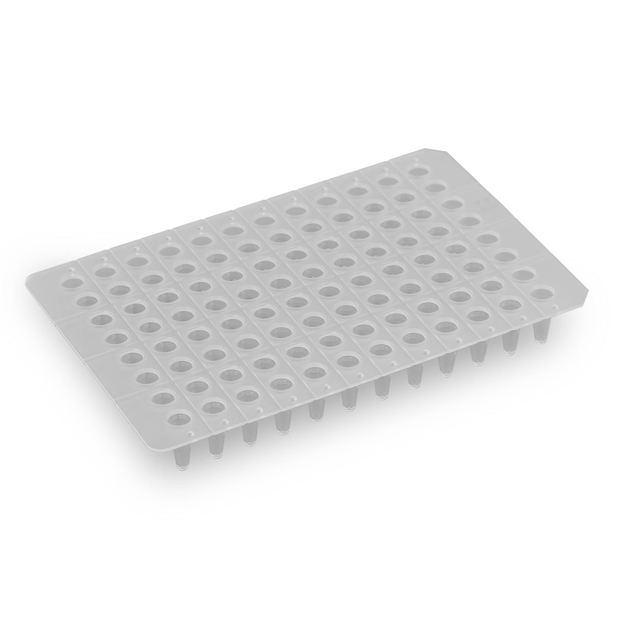 PureAmp Low Profile/Fast 96-Well x 0.1mL PCR Plates - Non-Skirted, Natural (10 Packs of 50 per Pack)
