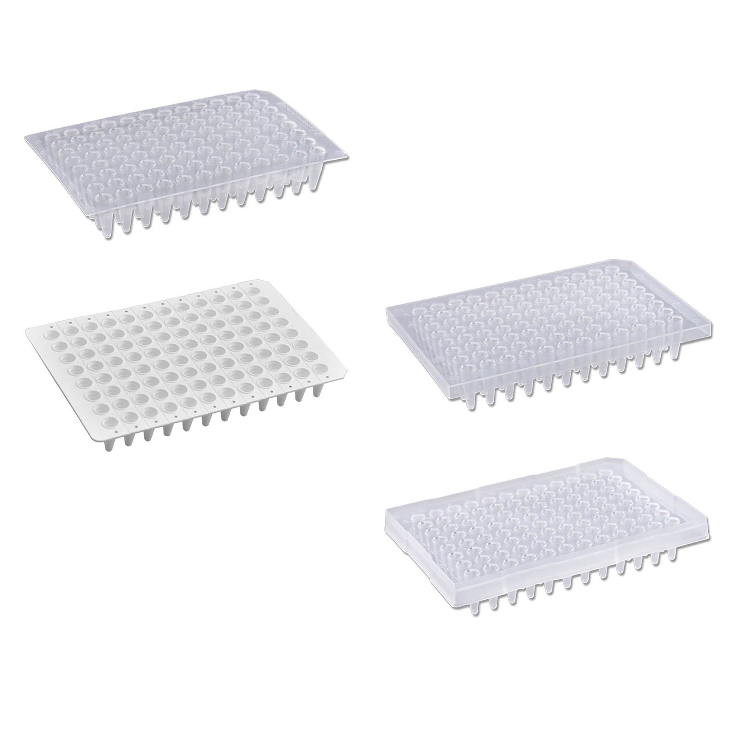 MTC Bio 96-Well x 0.2mL PCR Plates Non-Skirted or Semi-Skirted
