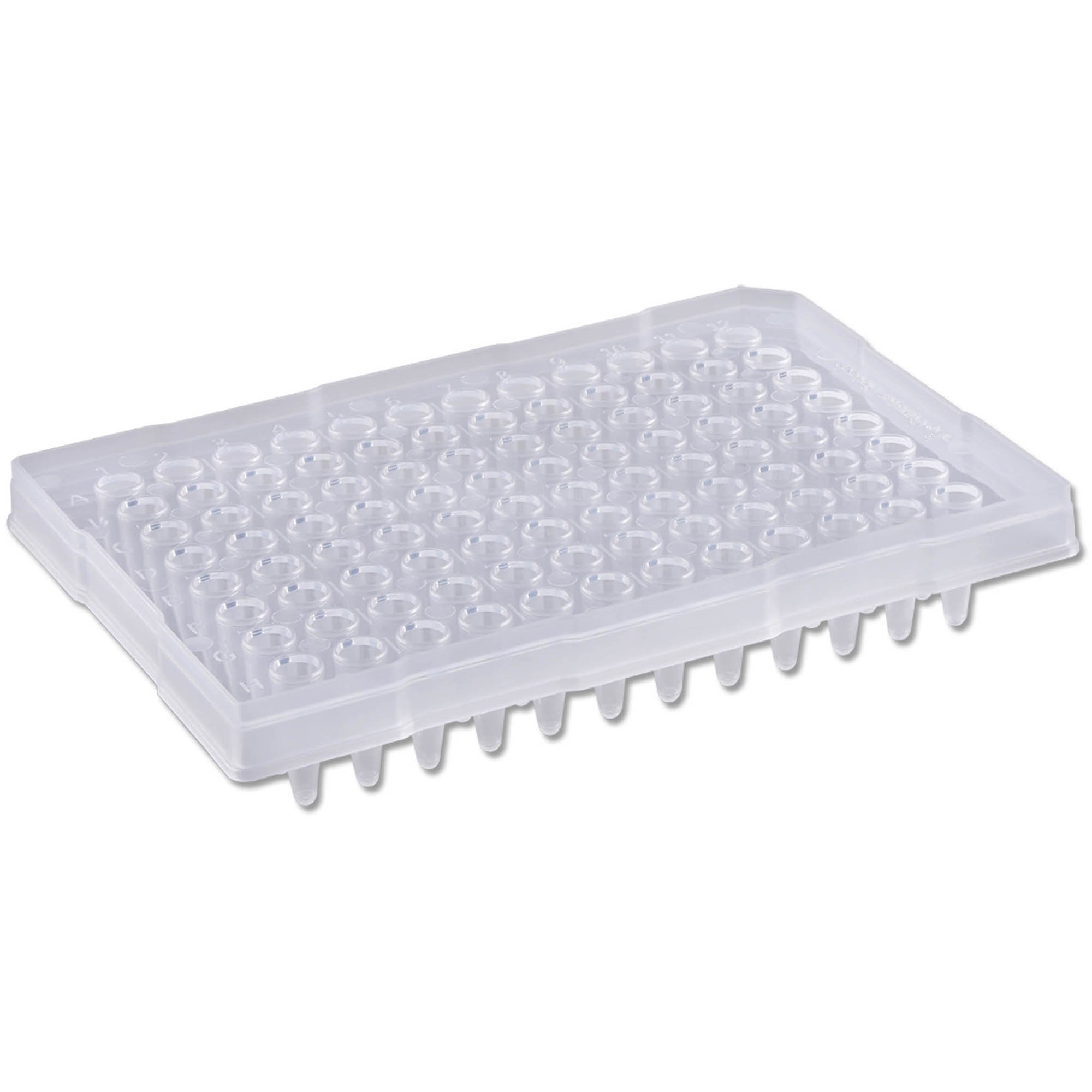PureAmp 96-Well x 0.2mL PCR Plates - Semi Skirted with Raised Rim, Natural (10 Packs of 50 per Pack)