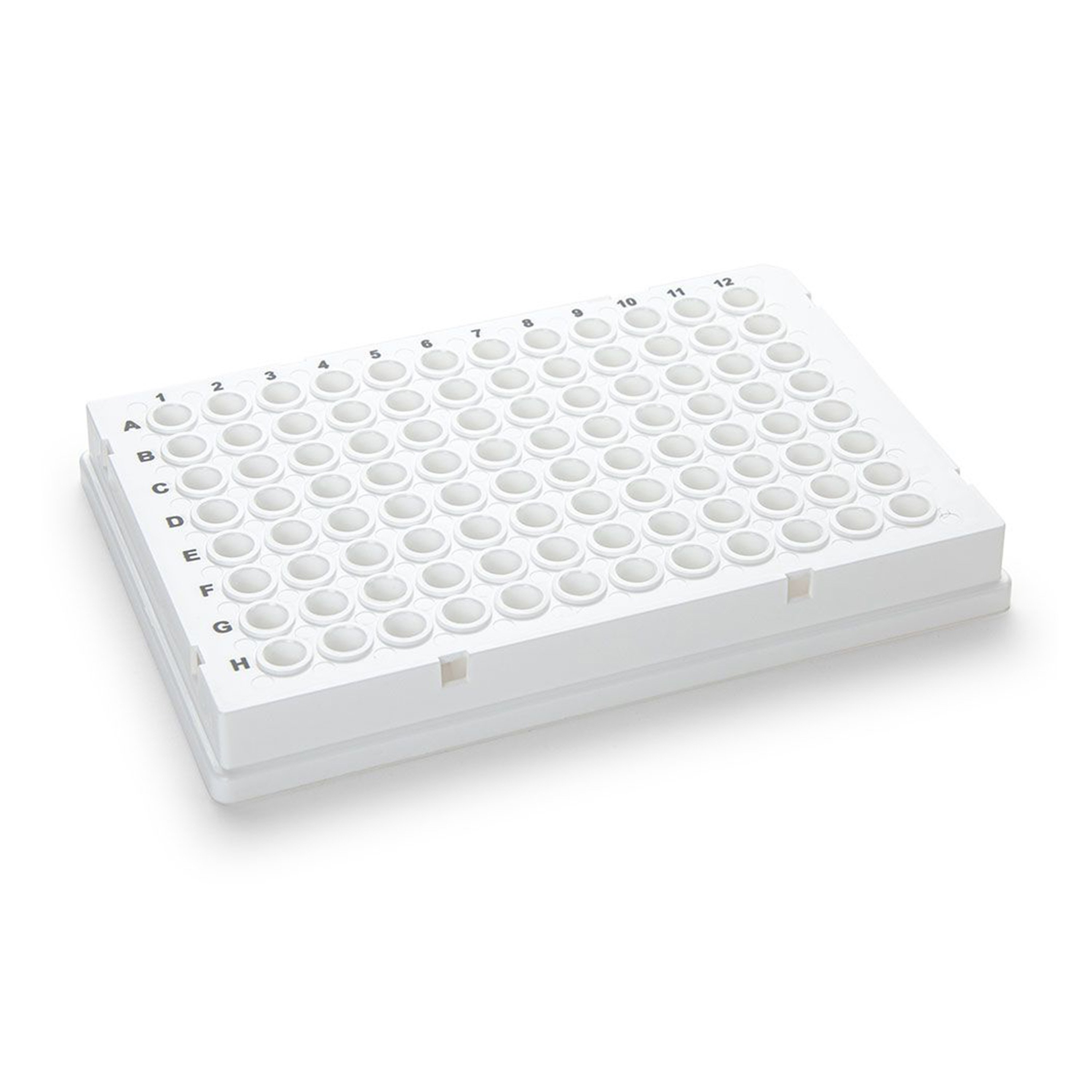 0.2 mL 96-Well Low Profile PCR Plate, Full Skirt - White (Box of 10)