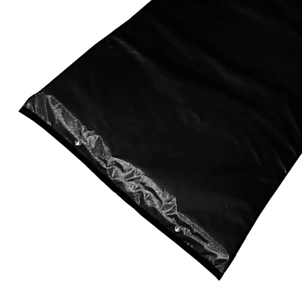 TechnoAide Black TechnoTuff Vinyl Table Pad 72"L x 23.25"W