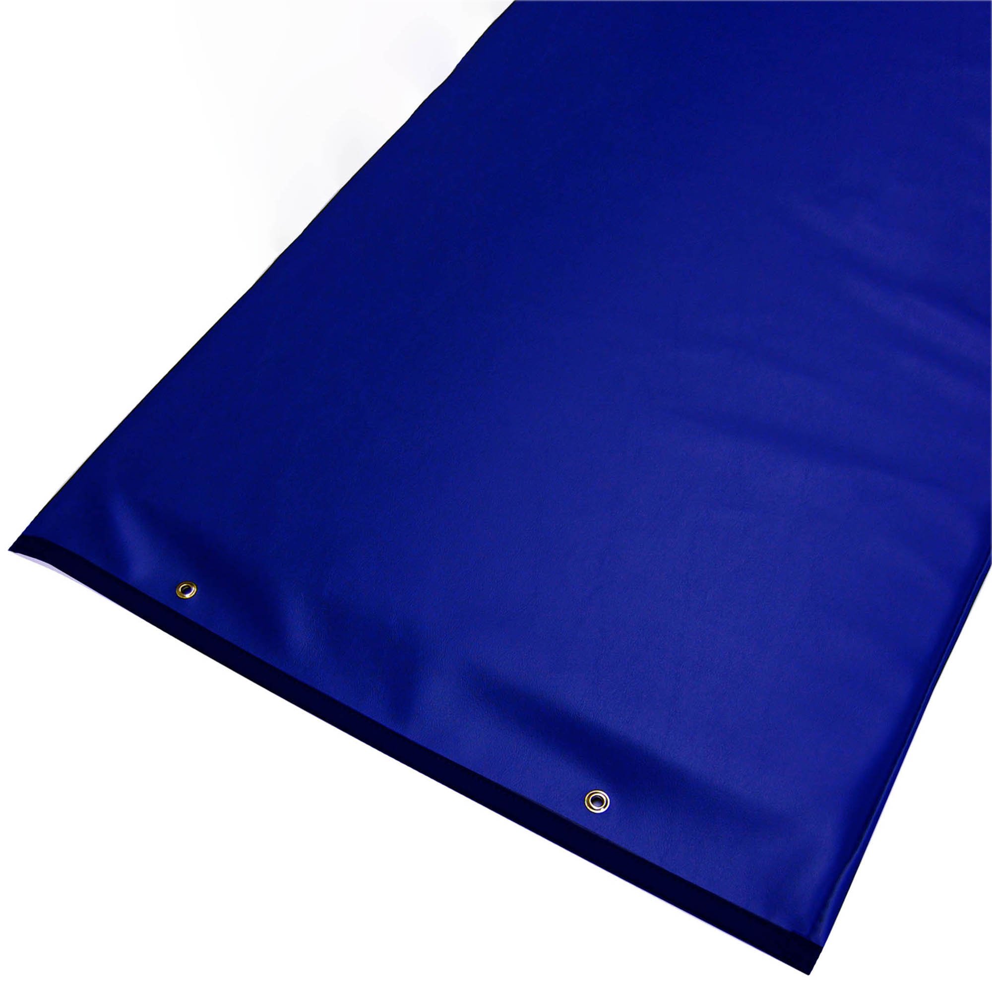 Standard Plus Radiolucent X-Ray Firm Foam Table Pad - Blue Vinyl, With Grommets 80