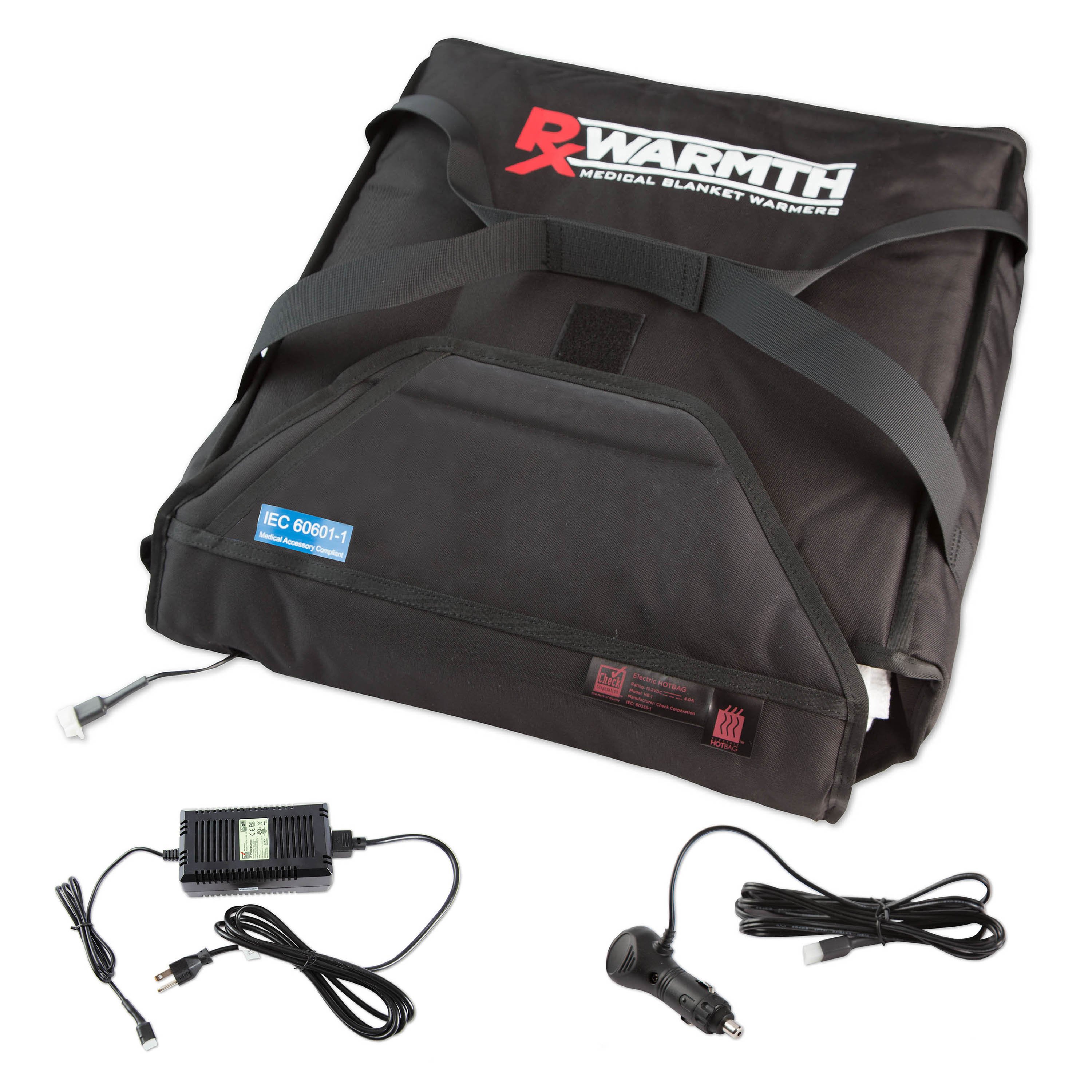 RX Warmth Blanket Warmer for 2-3 Blankets with AC Power Supply and DC Power Cord