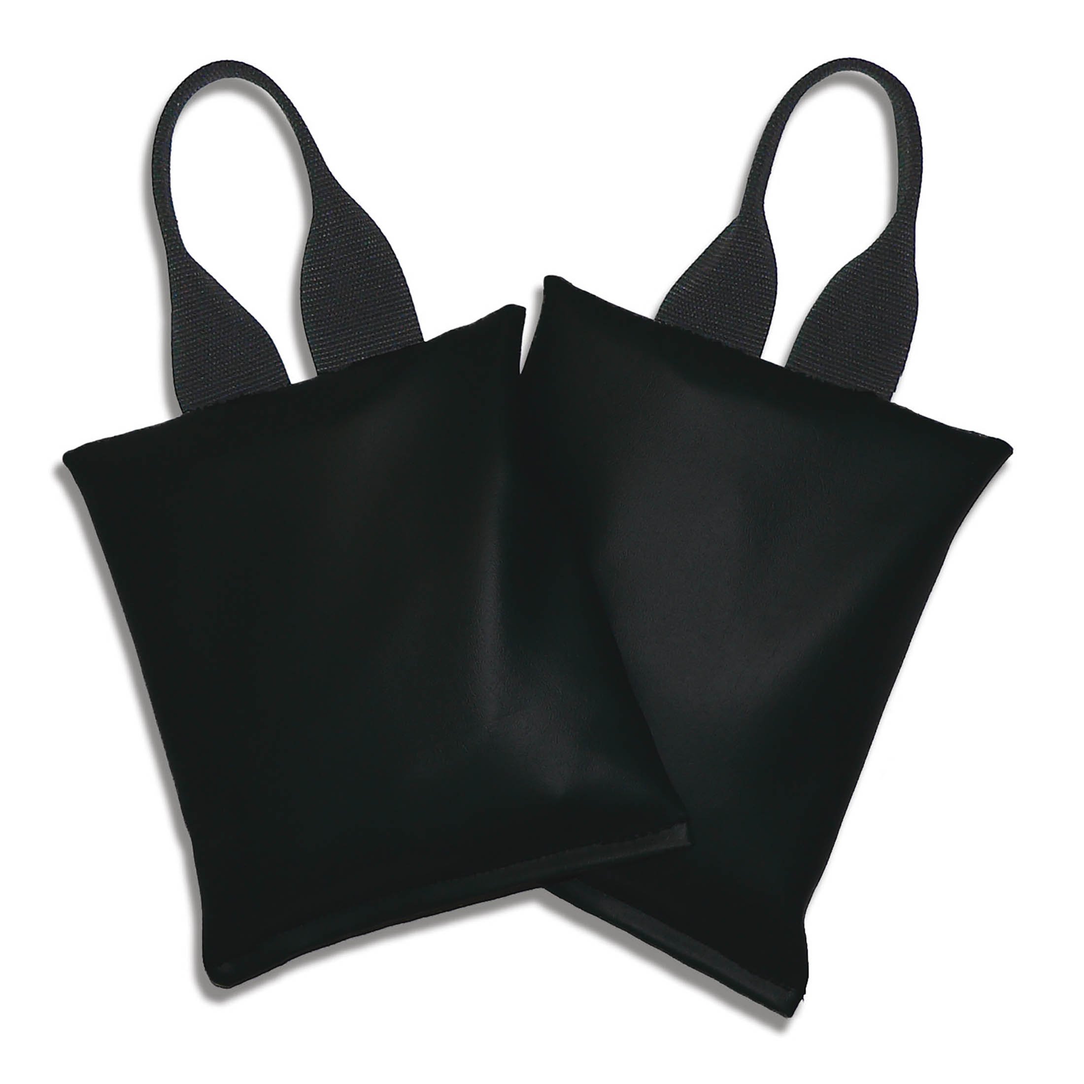 Cervical Sandbag 2-Piece Set - Black Vinyl 5 lb. Size 9