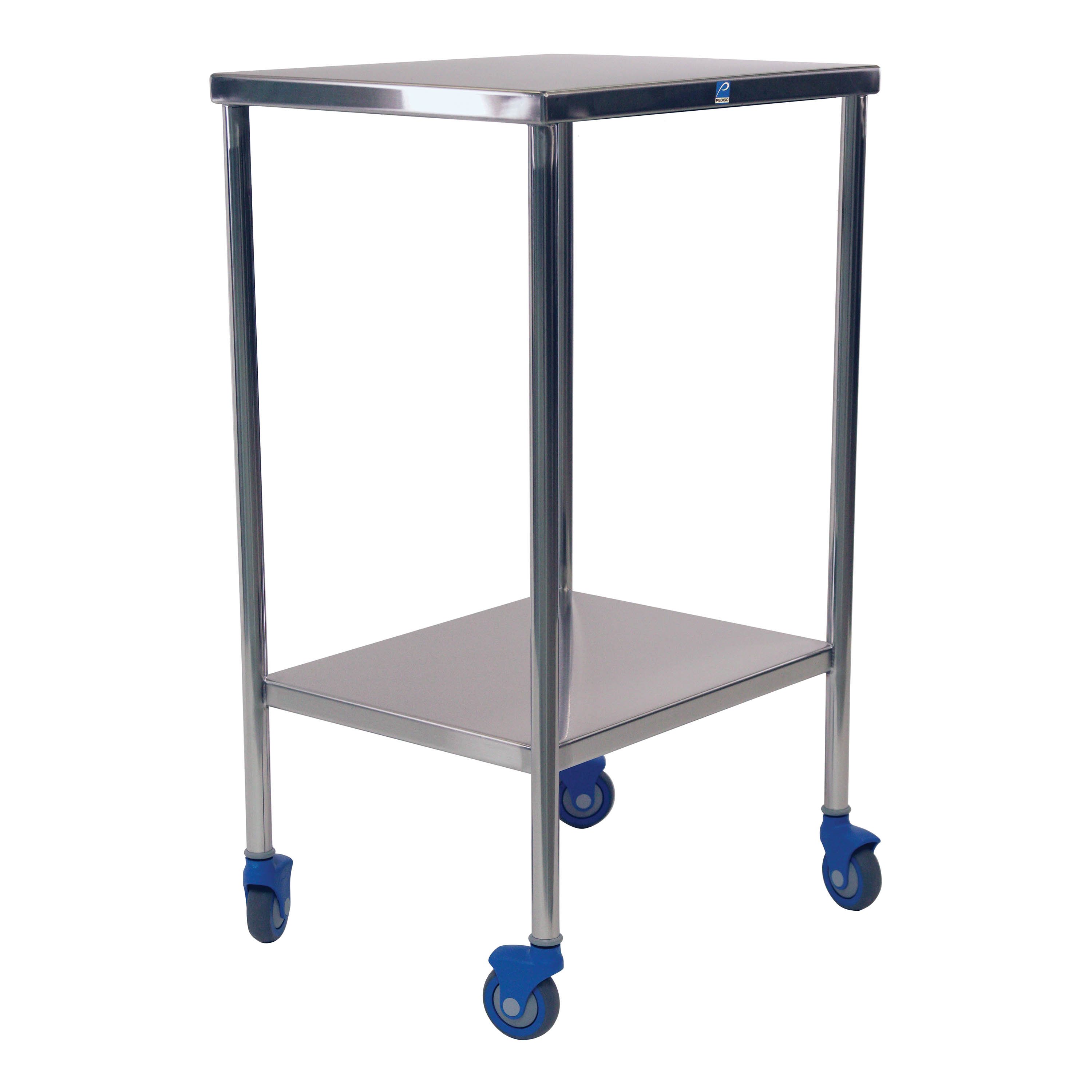 Pedigo Stainless Steel Instrument Table with Shelf - 16
