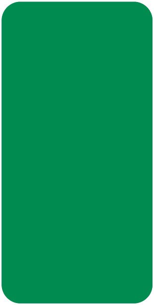 Smead CC Match SMLP Series Solid Color Roll Labels - Green