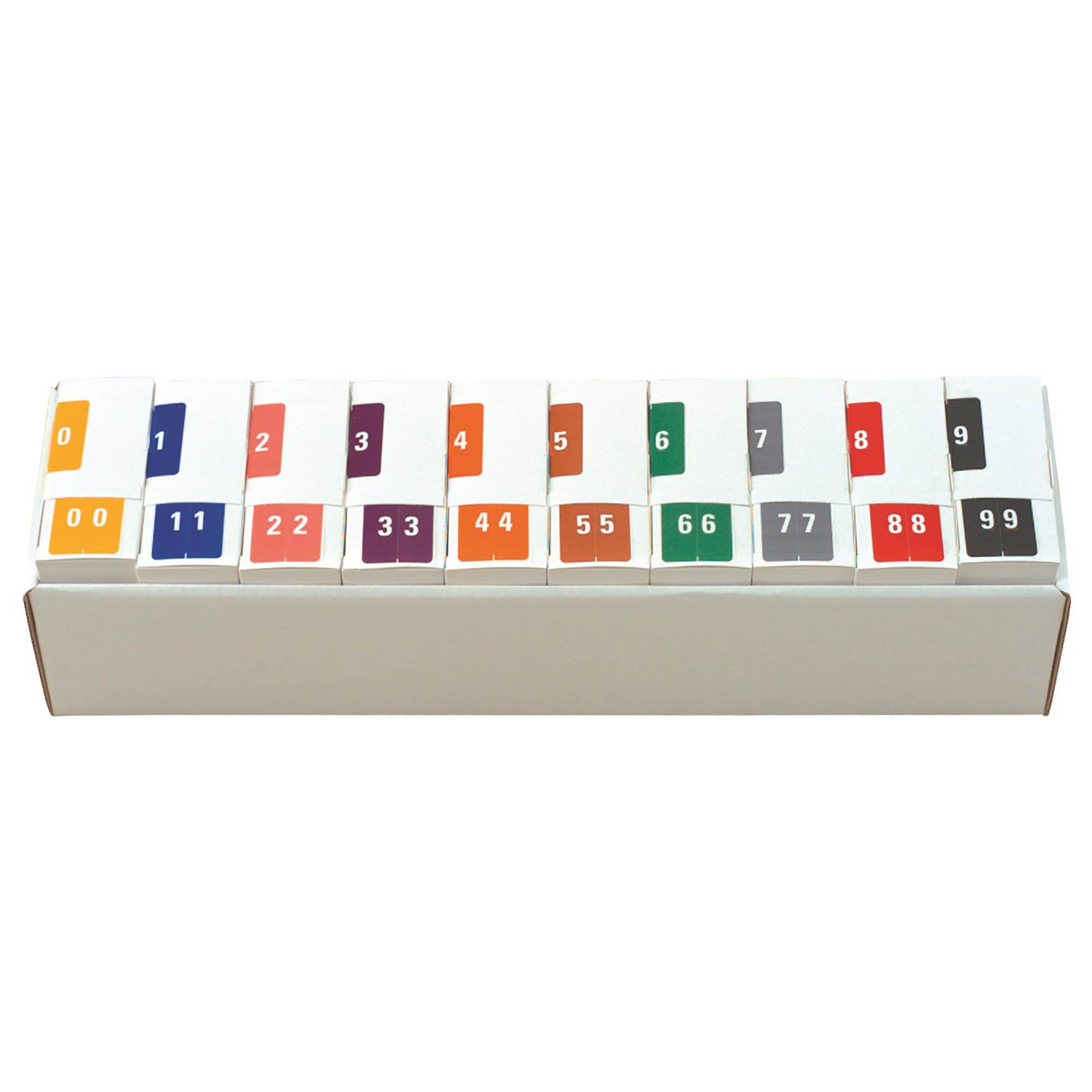 IFC #CL2200 Match SMNP Series Numeric Roll Labels - Set of Number 0 To 9