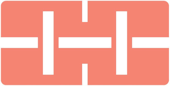 Tab Products Match TBAV Series Alpha Roll Labels - Letter I - Pink