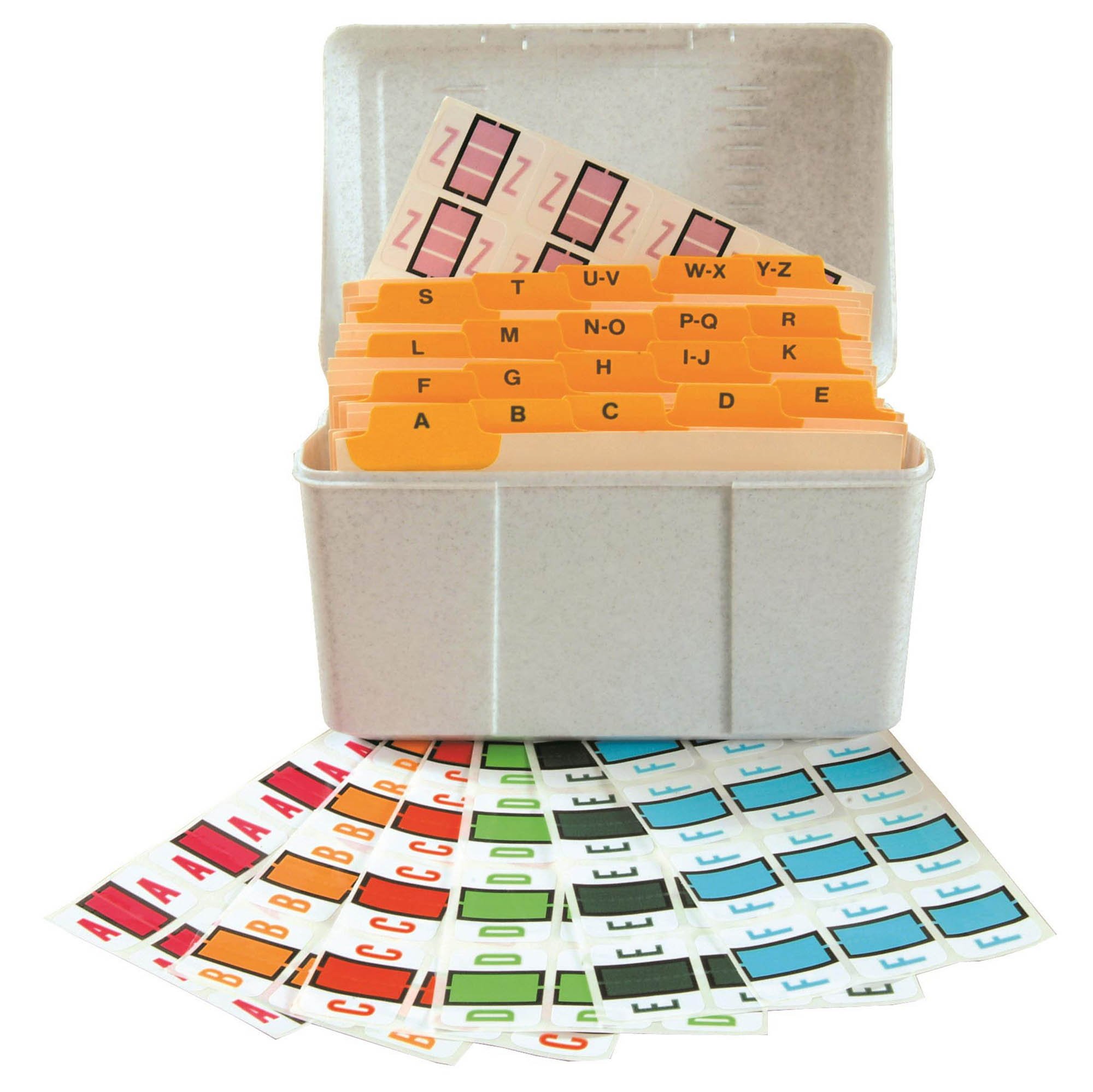 Smead BCCS Match TPPK Series Alpha Sheet Labels - A to Z Desk Set