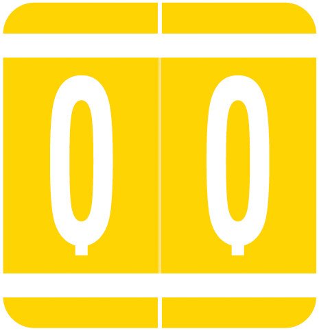 VRE GBS 8850 Match VRAM Series Alpha Roll Labels - Letter Q - Yellow