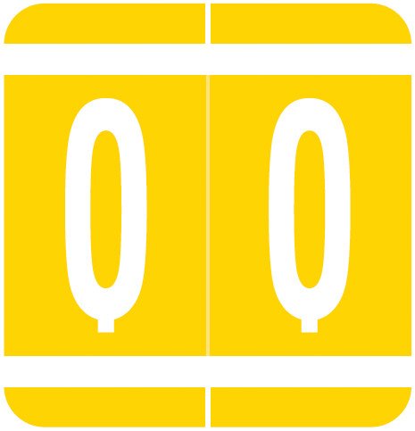 VRE GBS 8850 Match VRAM Series Alpha Roll Labels - Letter Q - Yellow