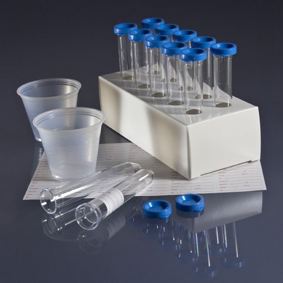 UriPak Urine Collection Kit 12mL Urine Tubes Caps Cups Labels Globe