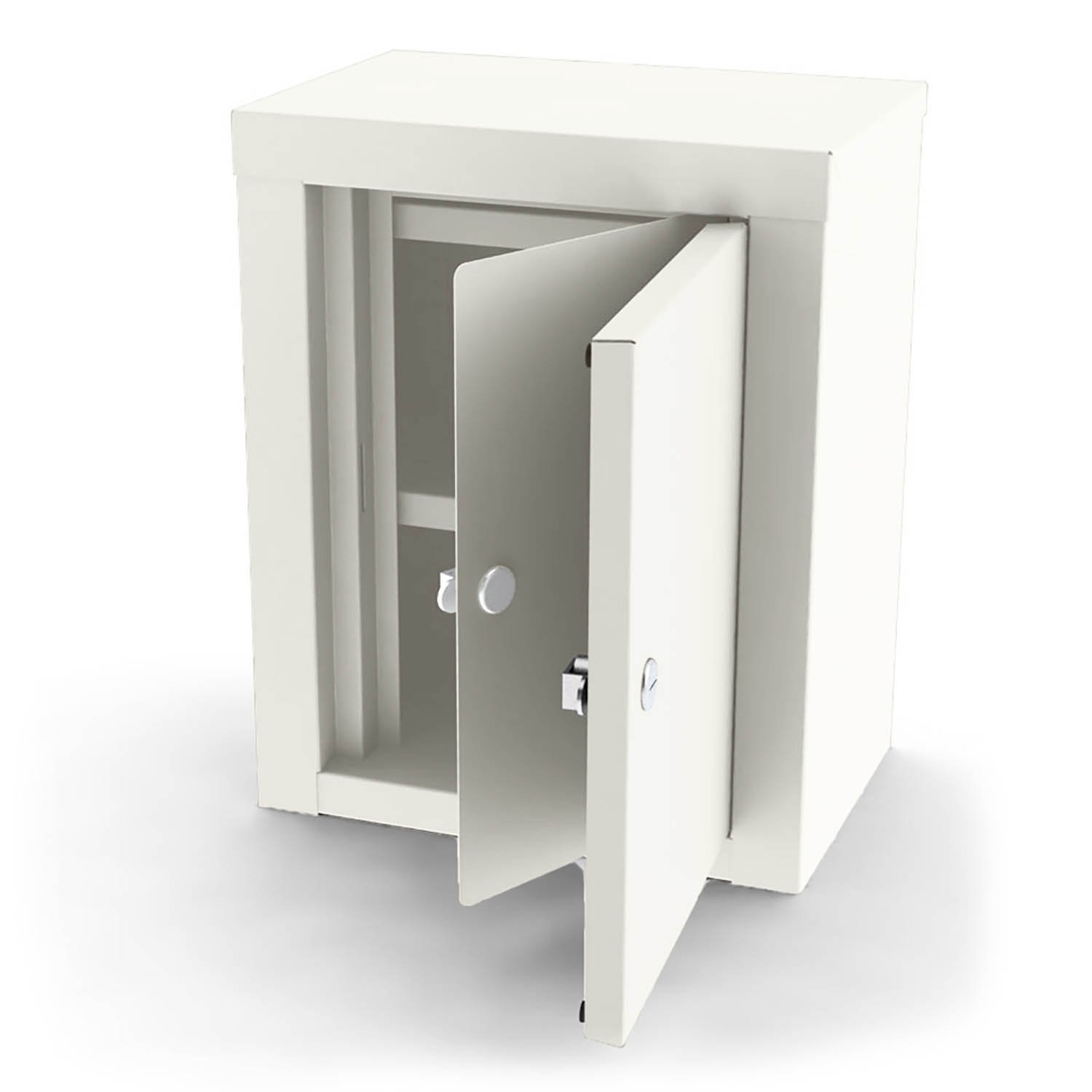 Double Door Lock Painted Steel Narcotic Cabinet