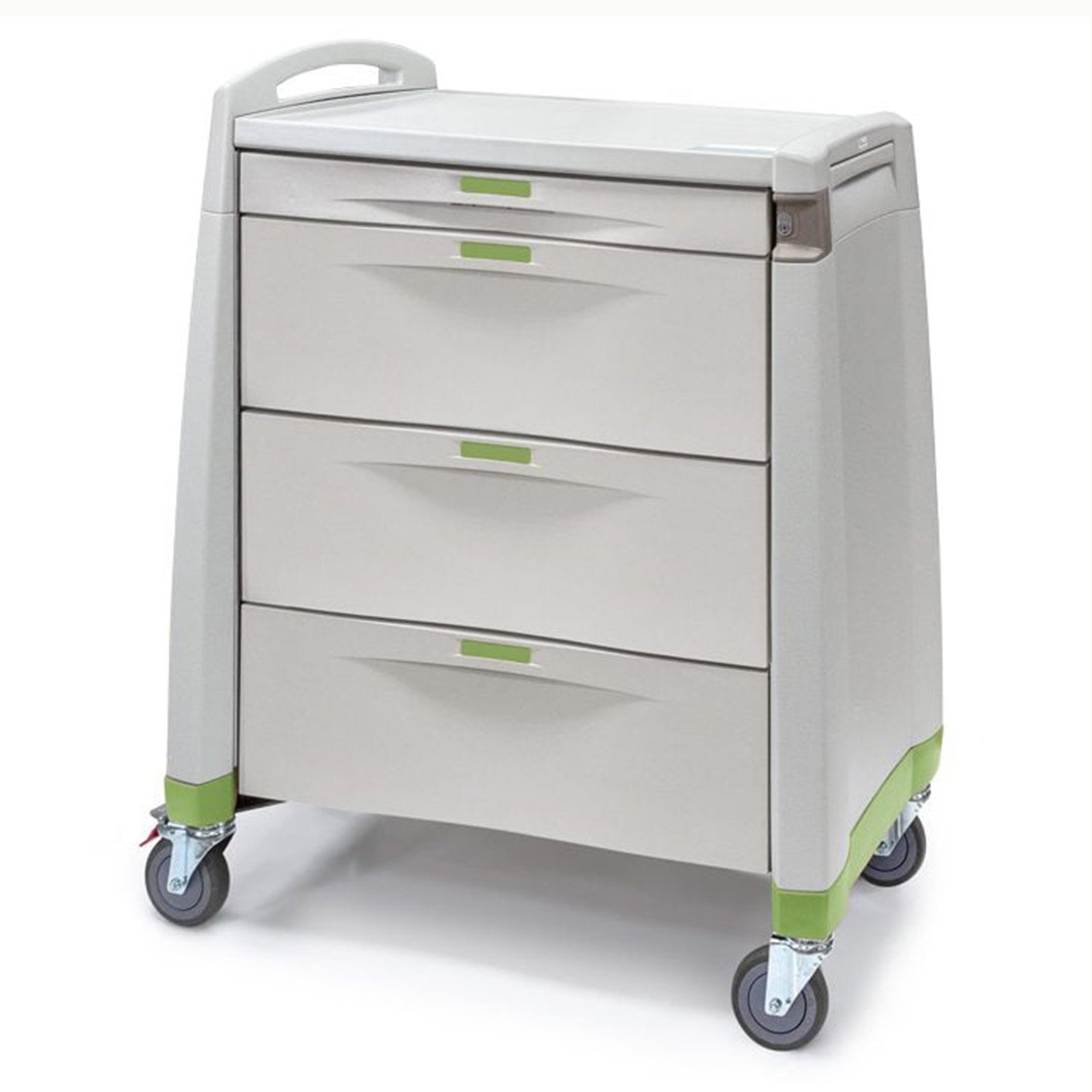 Capsa Avalo PCL Punch Card Medication Cart with 4 Drawers