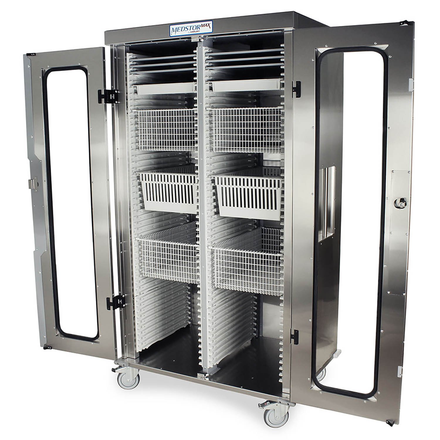 Harloff MSSM82-00GK Stainless Steel Double Column Medical Storage