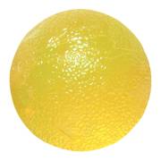 CanDo® Gel Squeeze Ball, Standard Circular - X-Light Resistance, Yellow (Per Each)